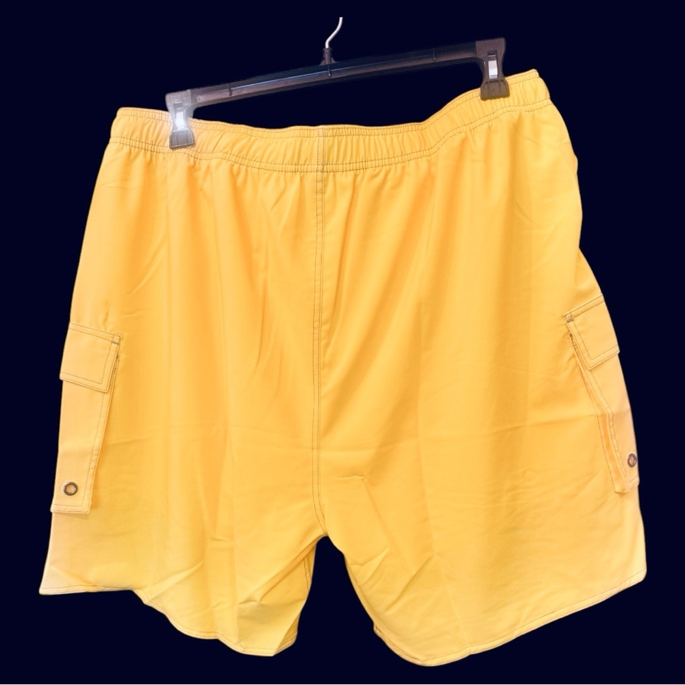 Swim trunks NWT 2 pair Men’s Blue &
Yellow w/cargo pockets. Fully lined.
Sz 3X - Picture 6 of 10